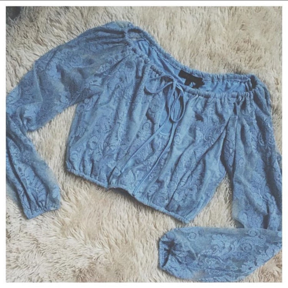 Lace Off Shoulder Top